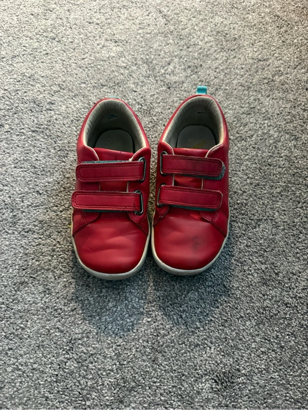 Ten Little Lava Red Everyday Sneakers Sz 12